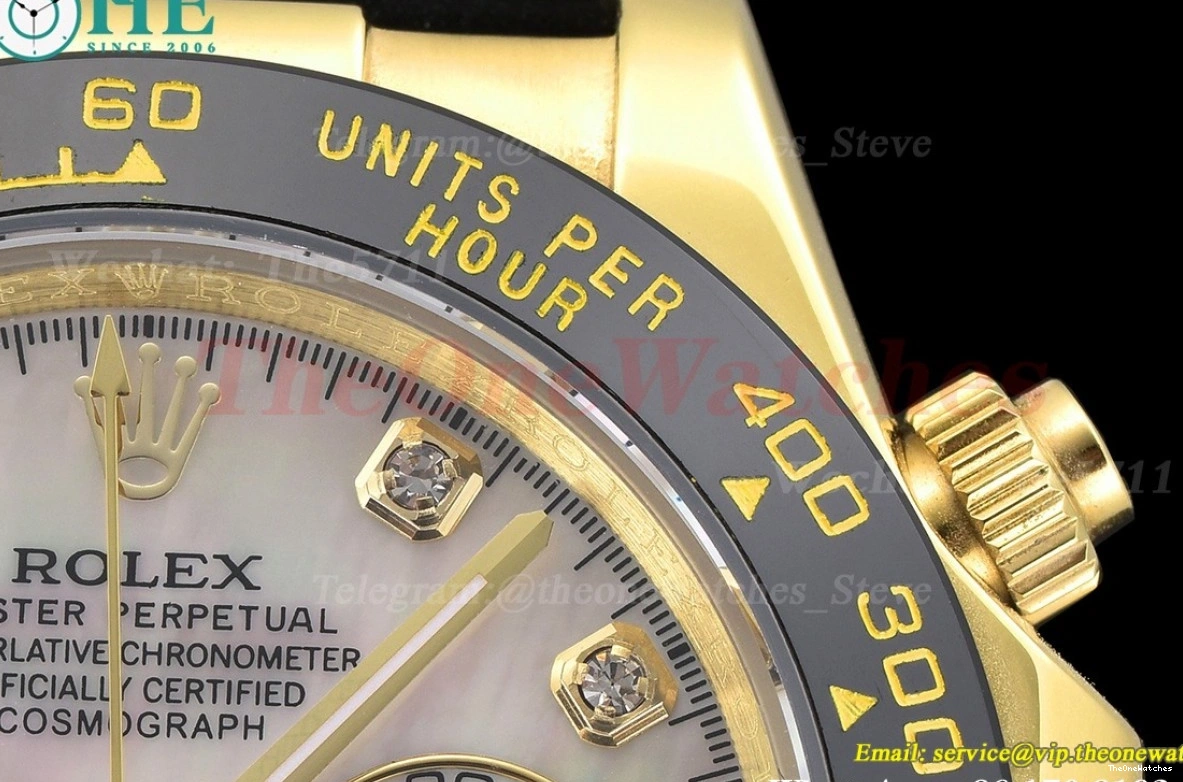 A3836 YG RU Mop 40mm Dial GDF Daytona 0510